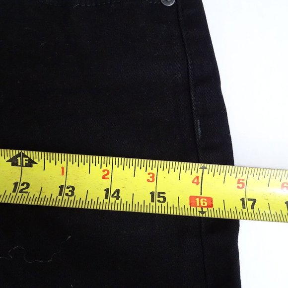 Ann Taylor Loft Black The Skinny Jeans Women Size 26 2 Zipper Fly Casual - Picture 10 of 11